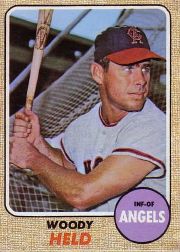 1968 Topps Baseball Cards      289     Woody Held